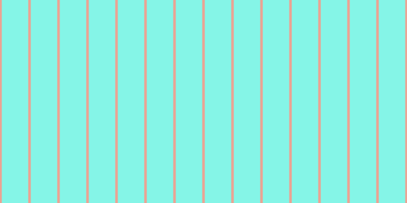 #0ceed2 (50%), #eba393 vertical lines, five pixels wide, fifty-two pixels apart