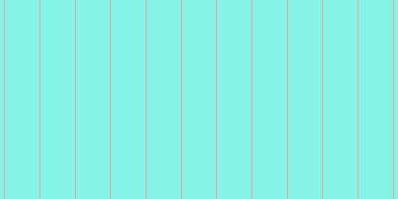 #0ceed2 (50%), #eba393 vertical lines, two pixels wide, sixty-nine pixels apart
