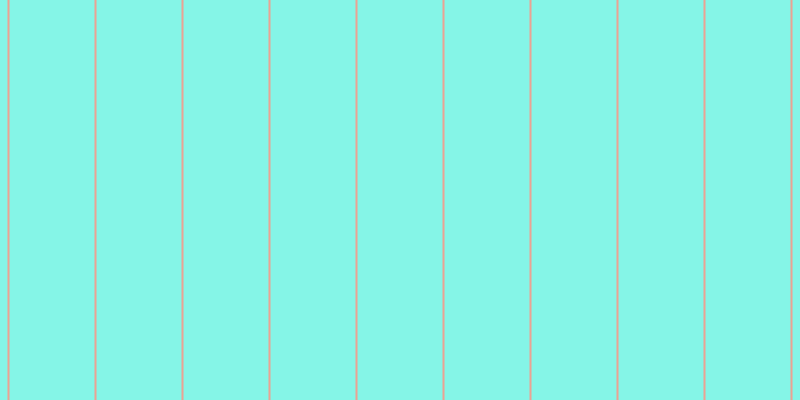 #0ceed2 (50%), #eba393 vertical lines, two pixels wide, eighty-five pixels apart