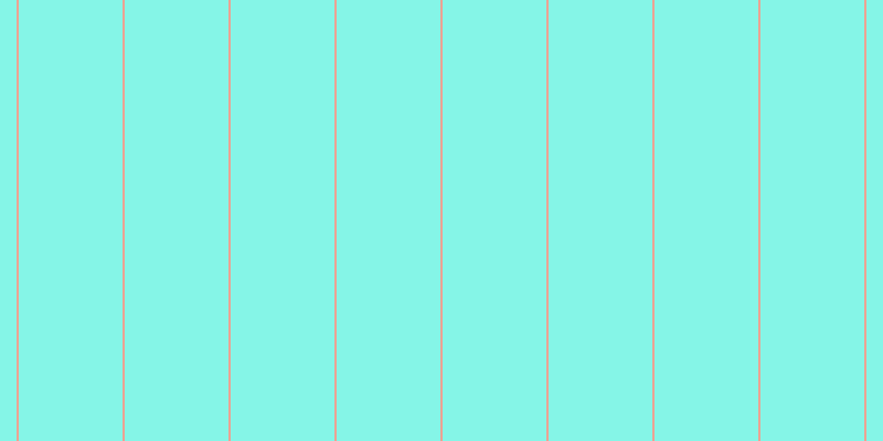 #0ceed2 (50%), #eba393 vertical lines, two pixels wide, ninety-four pixels apart