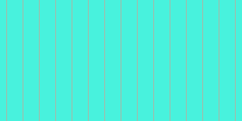 #0ceed2 (75%), #caa393 vertical lines, two pixels wide, fifty-two pixels apart