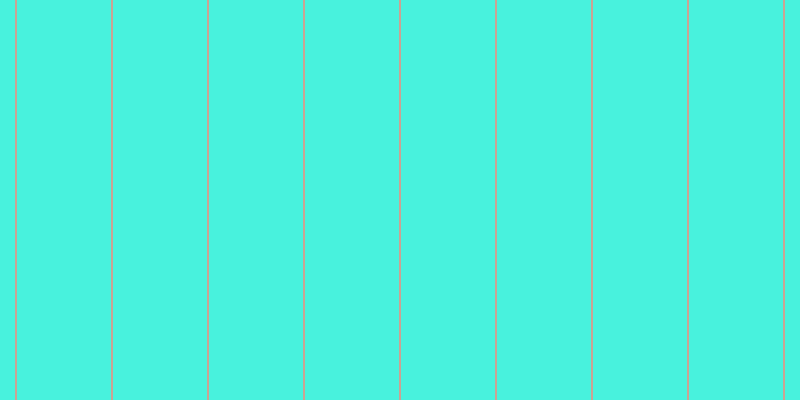 #0ceed2 (75%), #caa393 vertical lines, two pixels wide, ninety-four pixels apart