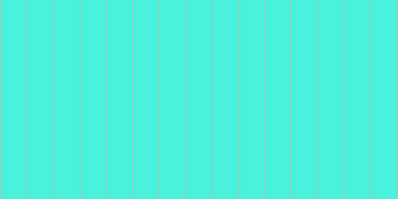 #0ceed2 (75%), #eba393 vertical lines, one pixels wide, fifty-two pixels apart