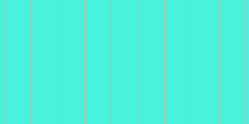 #0ceed2 (75%), #eba393 vertical lines, two pixels wide, eighty-four pixels apart