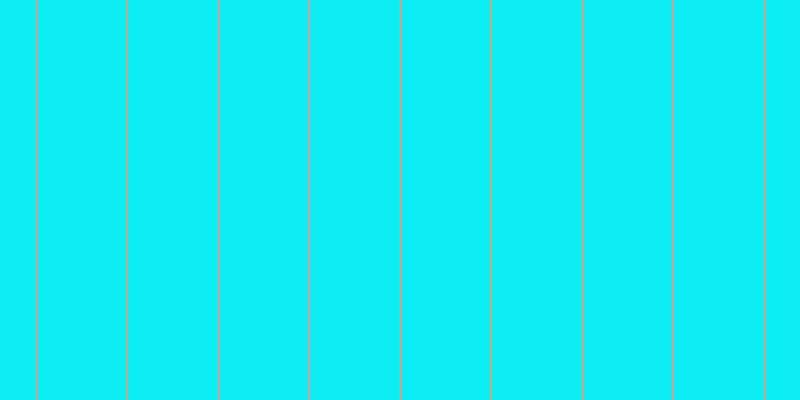 #0ceef3, #caa393 vertical lines, two pixels wide, eighty-nine pixels apart