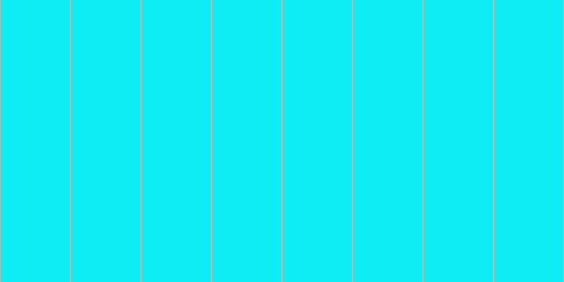 #0ceef3, #eba393 vertical lines, two pixels wide, ninety-eight pixels apart