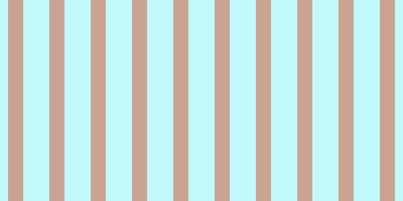#0ceef3 (25%), #caa393 vertical lines, thirty pixels wide, fifty-two pixels apart