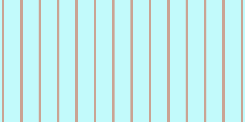 #0ceef3 (25%), #caa393 vertical lines, eight pixels wide, fifty-two pixels apart