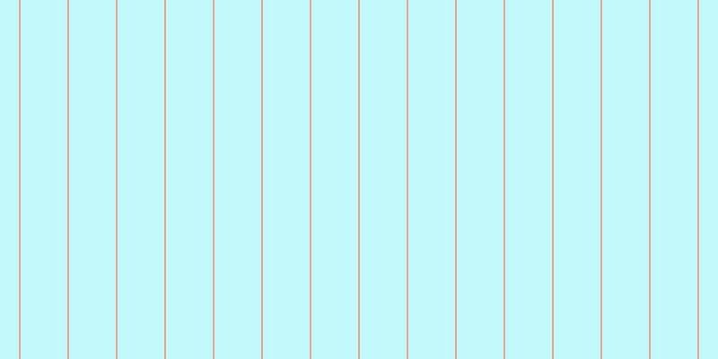 #0ceef3 (25%), #eba393 vertical lines, two pixels wide, fifty-two pixels apart