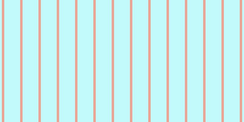 #0ceef3 (25%), #eba393 vertical lines, eight pixels wide, fifty-two pixels apart