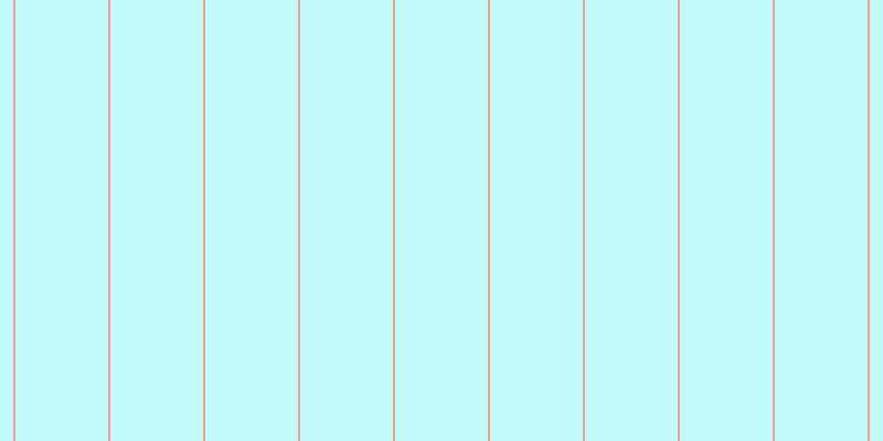 #0ceef3 (25%), #eba393 vertical lines, two pixels wide, eighty-four pixels apart