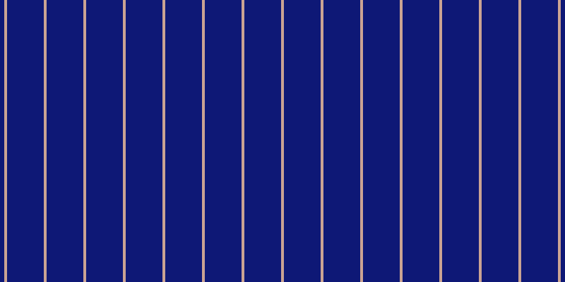 #0e1876, #caa393 vertical lines, four pixels wide, fifty-two pixels apart