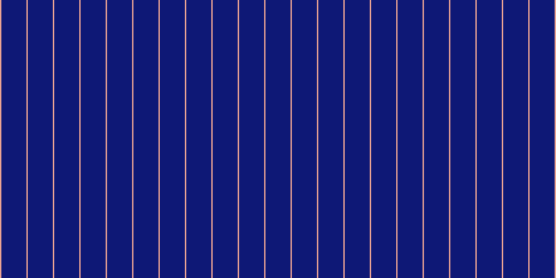 #0e1876, #eba393 vertical lines, two pixels wide, thirty-six pixels apart