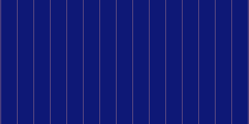 #0e1876, #eba393 vertical lines, one pixels wide, fifty-two pixels apart