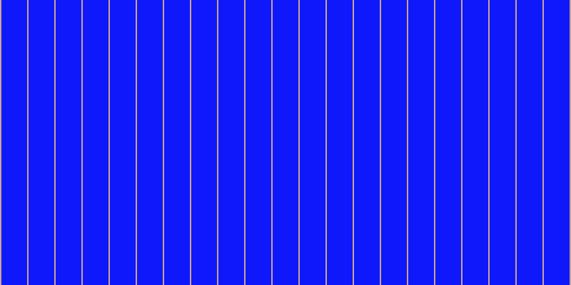 #0e18fa, #caa393 vertical lines, two pixels wide, thirty-six pixels apart