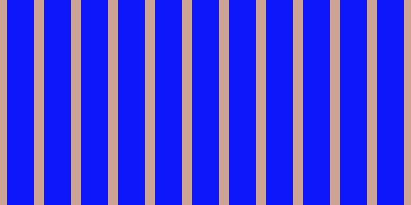 #0e18fa, #caa393 vertical lines, twenty pixels wide, fifty-two pixels apart