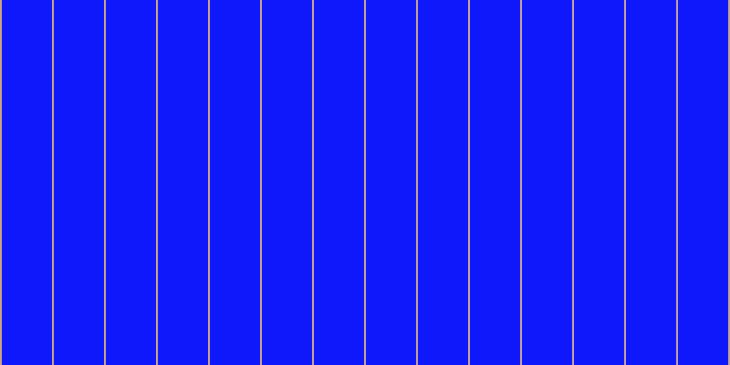 #0e18fa, #caa393 vertical lines, two pixels wide, fifty-five pixels apart