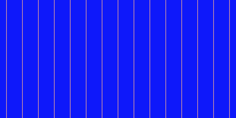 #0e18fa, #eba393 vertical lines, two pixels wide, fifty-two pixels apart