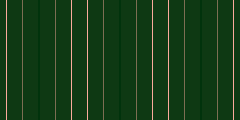 #0e3913, #eba393 vertical lines, two pixels wide, fifty-two pixels apart