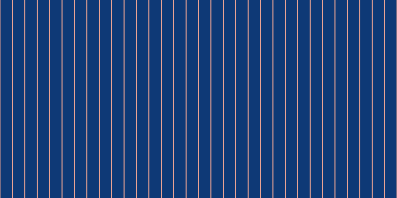 #0e3976, #eba393 vertical lines, two pixels wide, twenty-three pixels apart