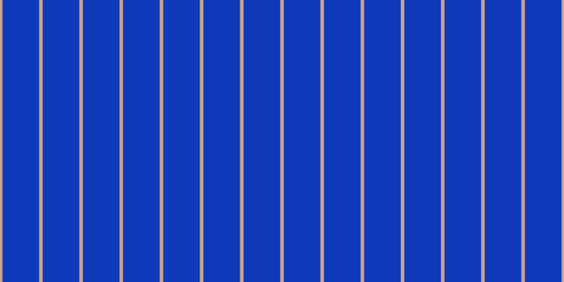 #0e39b8, #caa393 vertical lines, five pixels wide, fifty-two pixels apart
