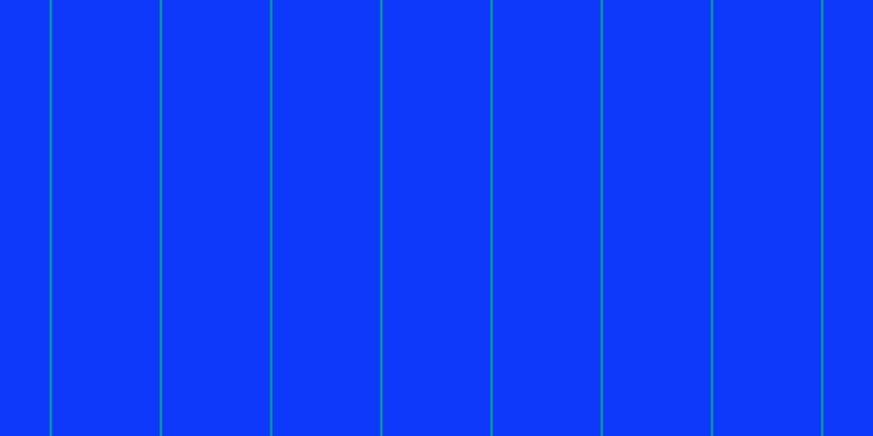 #0e39fa, #04a393 vertical lines, two pixels wide, ninety-nine pixels apart