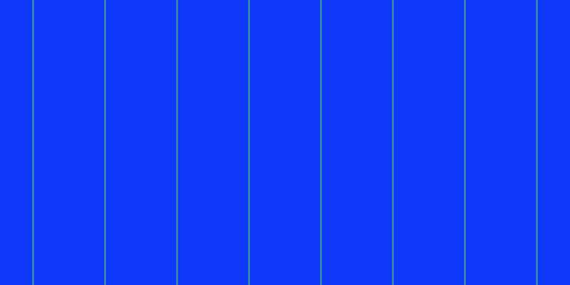 #0e39fa, #46a393 vertical lines, two pixels wide, ninety-nine pixels apart