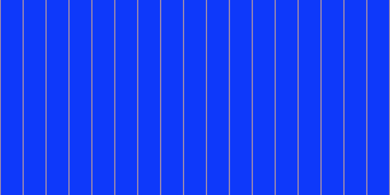 #0e39fa, #caa393 vertical lines, two pixels wide, forty-five pixels apart