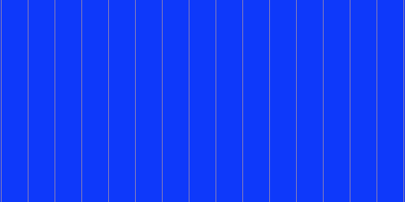 #0e39fa, #caa393 vertical lines, one pixels wide, fifty-two pixels apart