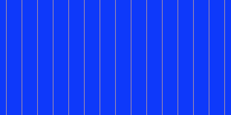 #0e39fa, #caa393 vertical lines, two pixels wide, fifty-two pixels apart