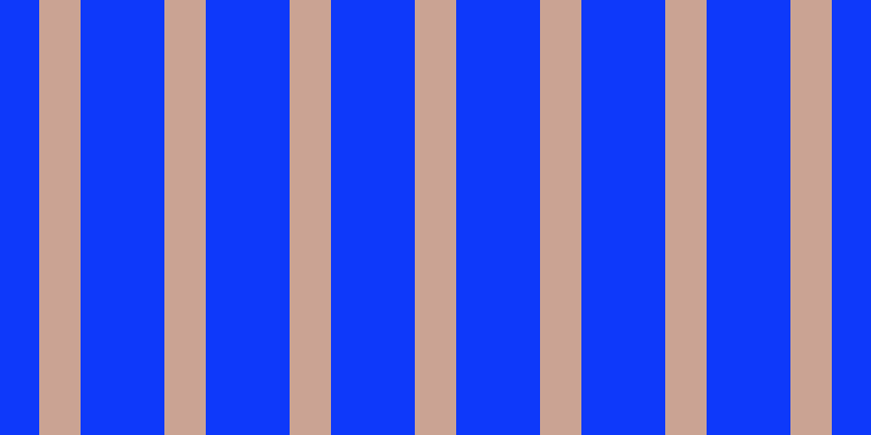 #0e39fa, #caa393 vertical lines, thirty-eight pixels wide, seventy-seven pixels apart