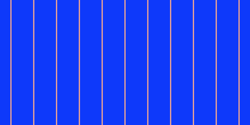 #0e39fa, #eba393 vertical lines, four pixels wide, sixty-nine pixels apart