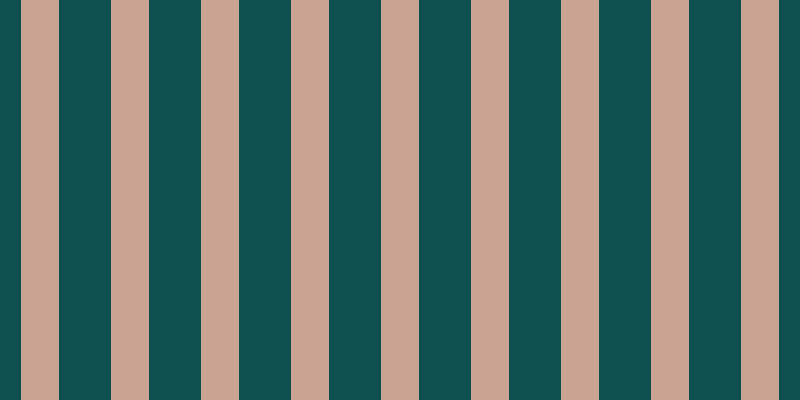 #0e4f4f, #caa393 vertical lines, thirty-eight pixels wide, fifty-two pixels apart