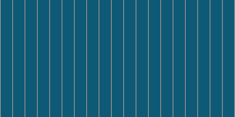#0e5a76, #caa393 vertical lines, two pixels wide, forty pixels apart
