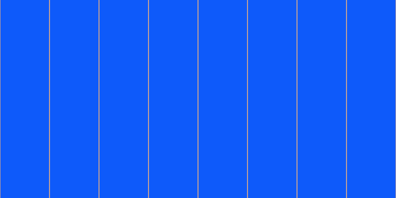 #0e5afa, #caa393 vertical lines, two pixels wide, ninety-eight pixels apart
