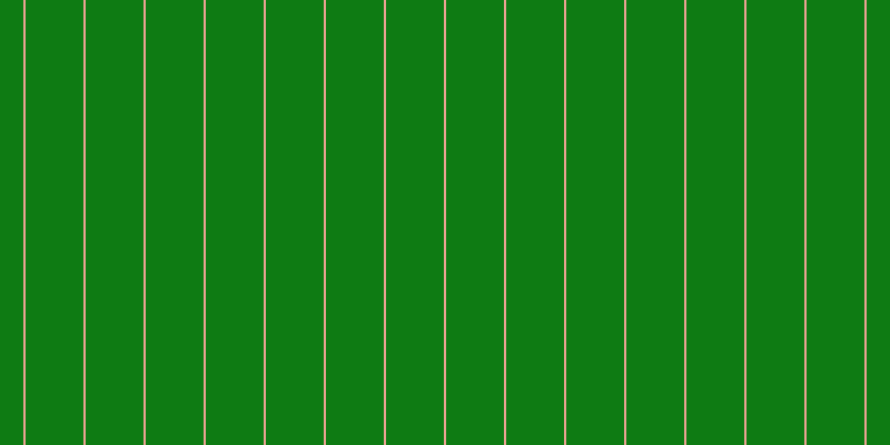 #0e7b13, #eba393 vertical lines, two pixels wide, fifty-two pixels apart