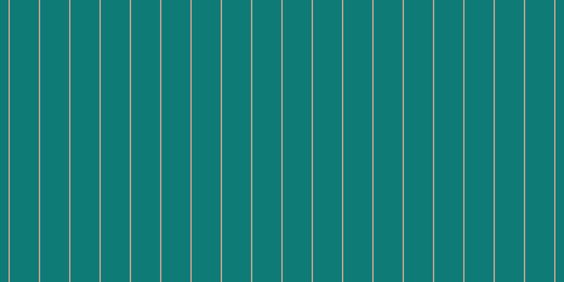 #0e7b76, #caa393 vertical lines, two pixels wide, forty-one pixels apart