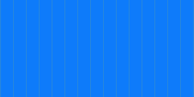 #0e7bfa, #67a393 vertical lines, one pixels wide, fifty-two pixels apart