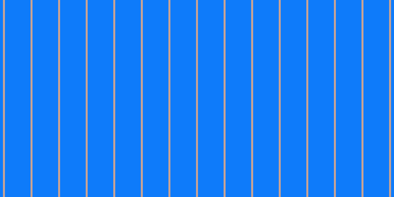 #0e7bfa, #caa393 vertical lines, four pixels wide, fifty-two pixels apart