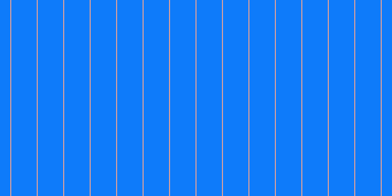 #0e7bfa, #eba393 vertical lines, two pixels wide, fifty-two pixels apart