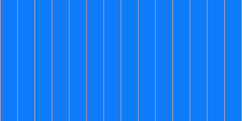 #0e7bfa, #eba393 vertical lines, two pixels wide, fifty-five pixels apart