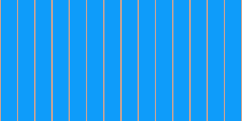 #0e9cfa, #caa393 vertical lines, five pixels wide, fifty-two pixels apart