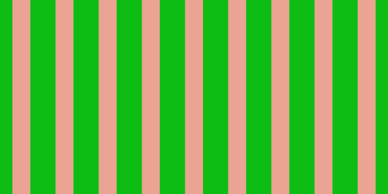 #0ebd13, #eba393 vertical lines, thirty-seven pixels wide, fifty-two pixels apart