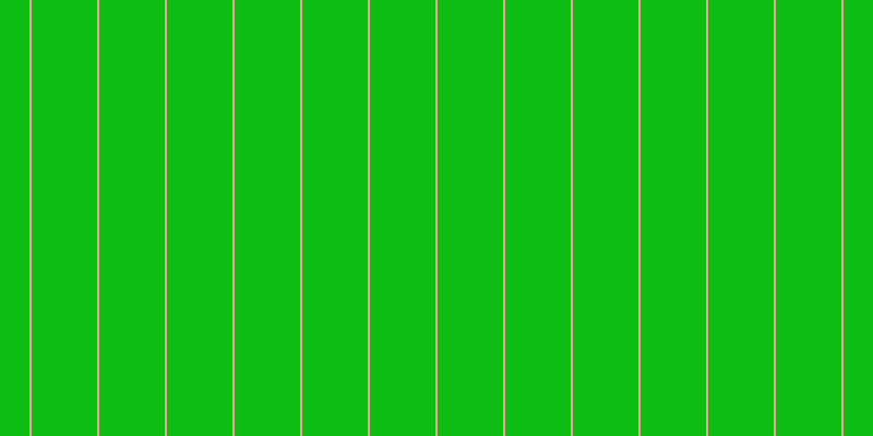#0ebd13, #eba393 vertical lines, two pixels wide, sixty pixels apart