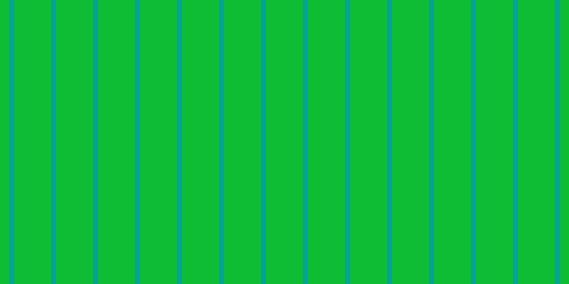 #0ebd34, #04a393 vertical lines, seven pixels wide, fifty-two pixels apart