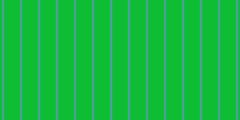 #0ebd34, #46a393 vertical lines, eight pixels wide, fifty-two pixels apart