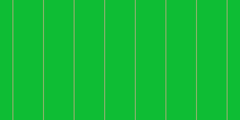 #0ebd34, #eba393 vertical lines, two pixels wide, one hundred pixels apart