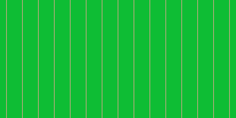 #0ebd34, #eba393 vertical lines, two pixels wide, fifty-two pixels apart