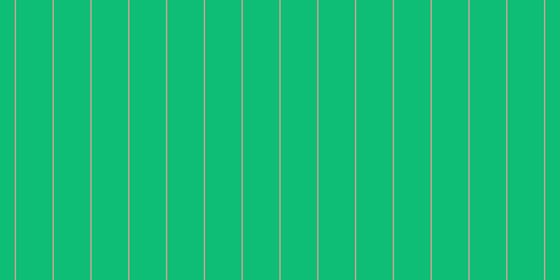 #0ebd76, #caa393 vertical lines, two pixels wide, fifty-two pixels apart