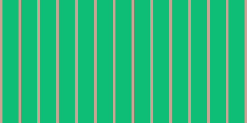 #0ebd76, #caa393 vertical lines, nine pixels wide, fifty-two pixels apart